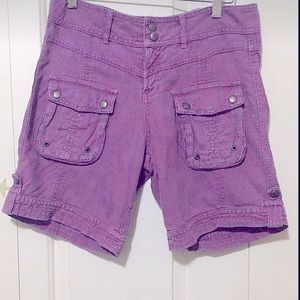 Zara Women’s TRF purple Shorts with front pockets
